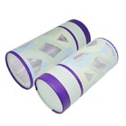 Caixa redonda do tubo da escova da composição da caixa lustrosa do cilindro do papel da laminação