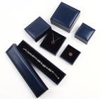 Flip Luxury Leather Jewellery Box superior com inserção Matte Lamination da espuma