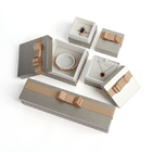 Inserções da espuma da caixa de Flip Top Ivory Jewelry Gift sem chumbo para Ring Pendant