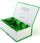 As caixas de presente rígidas dobráveis do cartão do casamento com costume da tampa imprimiram