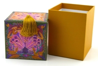 Caixa de presente retangular original da vela que empacota o revestimento aquoso luxuoso