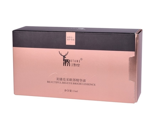 Caixa de embalagem do papel da cor da gaveta da corrediça com empacotamento de Eva Inlay Cosmetic Gift Box