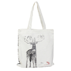 100gsm lona Tote Shopping Bags Waterproof Beach reusável Tote With Zipper