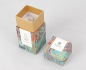 Dobradura lisa da caixa de presente cosmética de papel do ODM do OEM para o creme facial