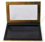 Caixa de presente dura de couro artificial com empacotamento magnético da sombra do cartão da tampa do fechamento