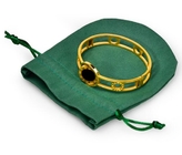 O presente verde do cordão da tela ensaca sacos redondos pequenos da joia de veludo