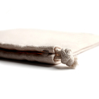 Natureza feita sob encomenda sacos Eco-amigáveis personalizados do presente do cordão da tela do saco do malote do cordão da lona do algodão do tamanho