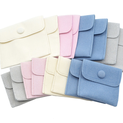 O presente do cordão da tela de Microfiber ensaca a camurça do envelope encanta a embalagem