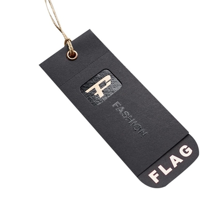 Espessura luxuosa de Matte Custom Apparel Hang Tags 350gsm 700gsm